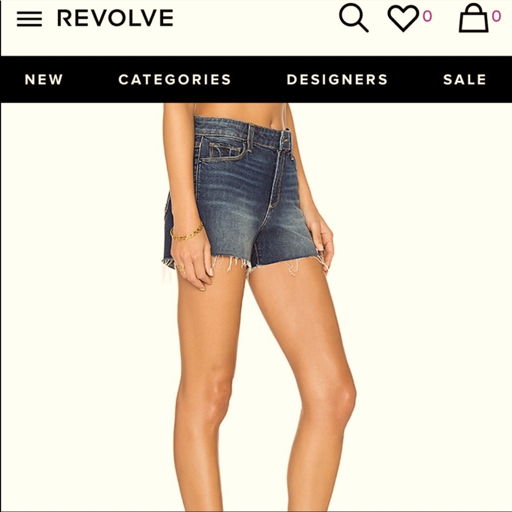 Paige Margot High Waisted Jean Shorts